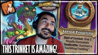 FROSTLING TRINKET IS AMAZING! - Hearthstone Battlegrounds