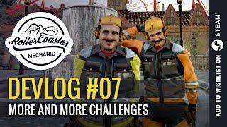 Rollercoaster Mechanic / devlog#07 - More and more challenges / Forestlight Games SA