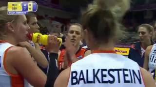 Netherlands vs Germany   Women's Volleyball  European Olympic Qualification  2016