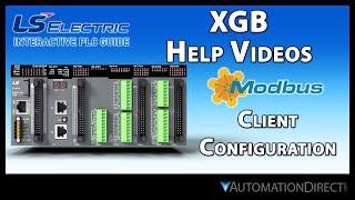 XEM Modbus/TCP Client Configuration - LS Electric XGB PLC from AutomationDirect