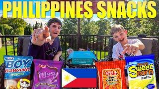 My Cousin Tries Filipino Snacks for the First Time 