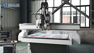 Unitec Cheap CNC Router with Oscillating Knife and CCD camera