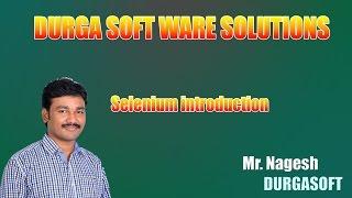 Selenium introduction by Nagesh