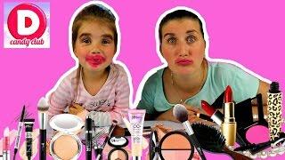 MAKE UP ЧЕЛЛЕНДЖ от ДАШИНЬКИ DCandyClub вместе с мамой// MAKE UP CHALLENGE