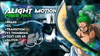 free alight motion pack | shake, cc, transition, text like ae etc| alight link & drive link