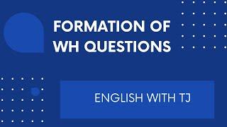 FUNCTIONAL ENGLISH LESSON 2   WH QUESTIONS || ENGLISH WITH TJ MALIK