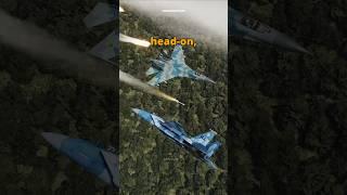 F-15 Eagle v SU-27 Flanker Fox-2 Dogfight #dcs #simulation