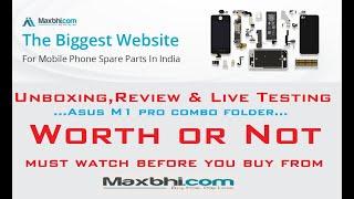 UnBoxing,Review & Live Testing of Asus M1 pro LCD Combo from Maxbhi.com | Maxbhi.com Website Review