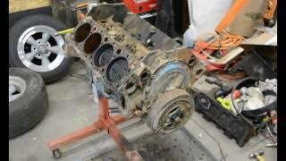 Found an 010 Chevy 4 Bolt Main 350 Engine At The Junkyard, Here Is What To Look For