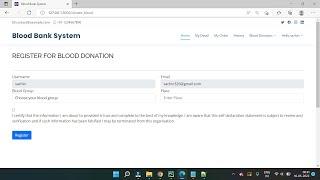 Blood Bank Management System | Python Django Project | Free Source Code