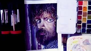 Prima Watercolors Review + Tyrion Lannister Speed Painting