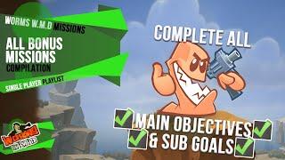 All Bonus Missions | Worms W.M.D Missions