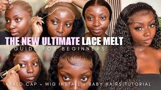 The NEW Ultimate Lace Melt | Lace Front Wig Installation Guide For BEGINNERS