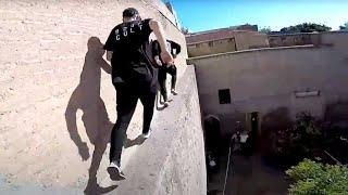 Morocco Rooftop Parkour Escape POV 