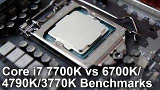 Core i7 7700K vs 6700K/ 4790K/ 3770K Gaming Benchmarks