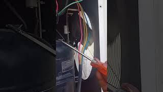 Ac Outdoor wiring motor fixing
