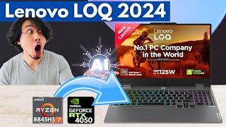 Lenovo LOQ Gaming Laptop Review In Hindi 2024 | 8000 Series Ryzen 7 + RTX 4050 + RGB Backlit KB