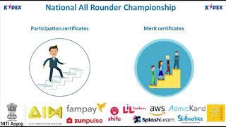 Certificates, Medals & Trophies in National All Rounder Championship event