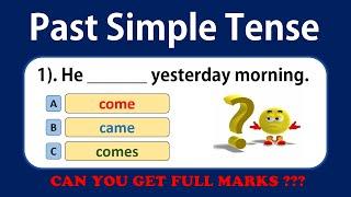 Past Simple | Past Simple Tense Quiz | Grammar test