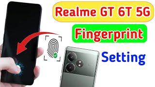 realme gt 6t 5g fingerprint lock kaise lagaye /How to set fingerprint lock in Realme gt 6t 5g