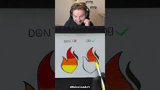 How To Paint a Flame 