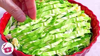 I cook cabbage like this every weekend!  Delicious and simple recipe with cabbage