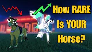 HOW RARE IS YOUR HORSE?! FIND OUT HERE!! Horse Life