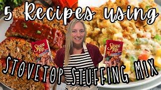 What to make with STUFFING MIX - 5 NEW recipes!