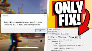 EASY FIX DirectX 12 is Not Supported on Your System Marvel Rivals SEASON ONE!