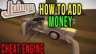 HOW TO ADD MONEY (CHEAT ENGINE) - Jalopy