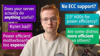 Answering Your Power Efficiency Questions! | Homelab Power Optimization Q&A