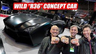 R36 Concept Car and new HKS Demo Car - The GT-Rs of Tokyo Autosalon 2025