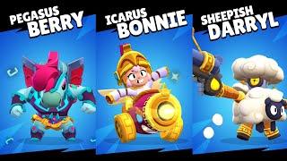All 37 NEW SKINS IN BRAWL STARS | STARR PARK