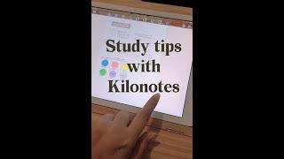 study tips with Kilonotes #kilonotes #study