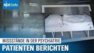 Missstände in Psychiatrien: Unhaltbare Zustände, weil nicht richtig kontrolliert wird? | Panorama 3