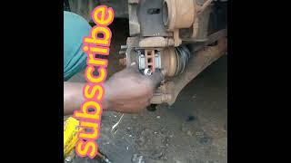 fixing a toyota D-max brake bard's