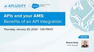 APIs and your AMS  Benefits of an API integration