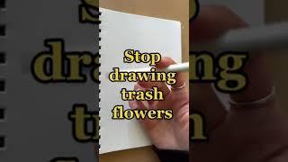 How to draw more interesting flowers