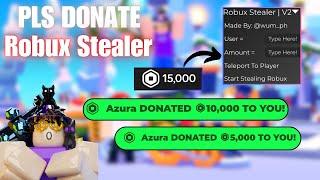 [WINTER UPDATE ]PLS DONATE SCRIPT  || ROBUX STEALER SCRIPT -MUST TRY!! #plsdonate #robuxstealer