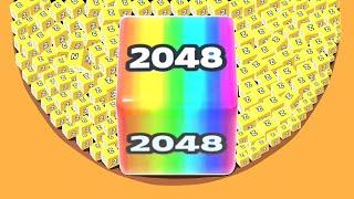 JELLY RUN 2048 - Run & Merge (ASMR Gameplay)