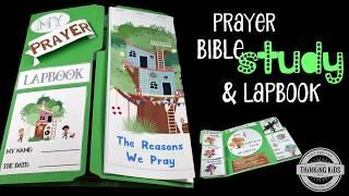 Prayer Bible Study for Kids Lapbook