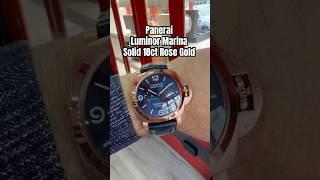 Panerai Luminor Marina Solid 18ct Rose Gold Watch