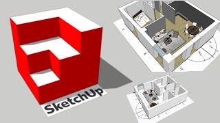 Проектирование квартиры в SketchUp.