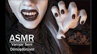 ASMR Türkçe - Vampir Seni Dönüşdürüyor ‍️ Vampire ASMR Expert Shares Top Trigger Techniques!