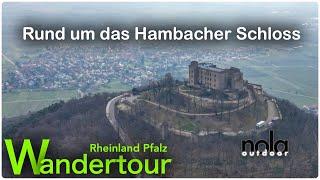 Rund um das Hambacher Schloss. Aussichtsreiche Rundwanderung über den Hohe Loog.