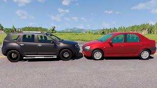 Dacia Logan Vs Dacia Duster Face To Face #4 - BeamNG Drive