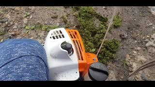 Мотокоса STIHL FS45C,  как завести