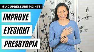 Acupressure to Improve Eyesight, Presbyopia & Blurry Vision