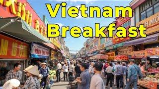Do you know what's for breakfast in Vietnam? - Vietnamese Street Food