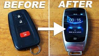 TURN YOUR CAR KEY into an LCD Fob! (Smart Key)